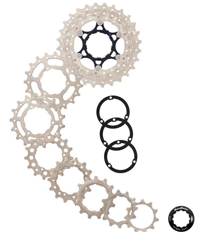 Cassette 10 speed Sunrace CSRS0  11-28T - zilver