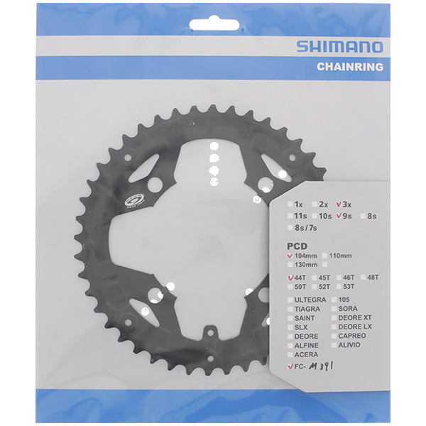 Kettingblad 44T Shimano Acera FC-M391/M430 - zwart