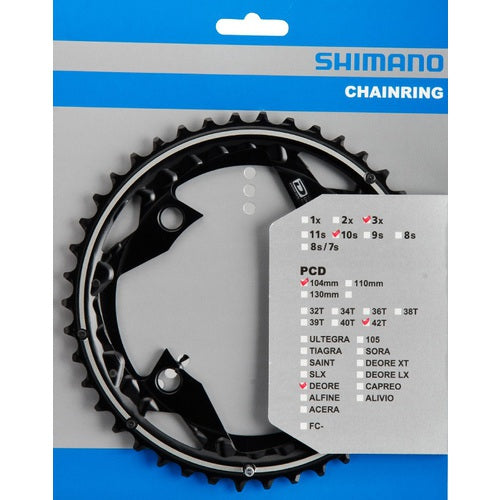 Kettingblad 42T Shimano Deore FC-M612