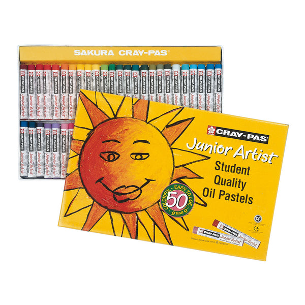 Junior Artist Set, 50st. Olie Pastels Wascokrijt
