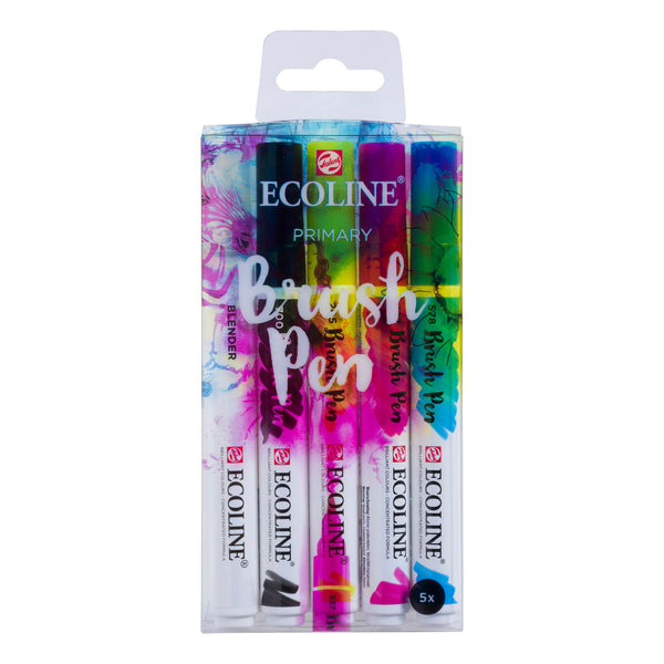 Talens Ecoline Brush Pen, 5st.