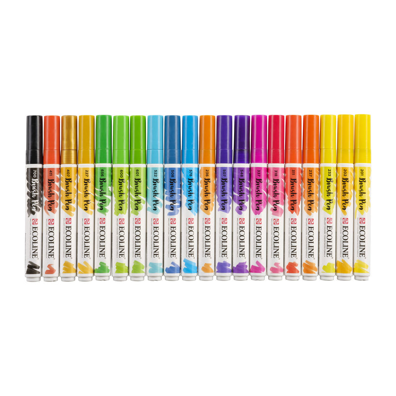 Talens Ecoline Brush Pen, 20st.