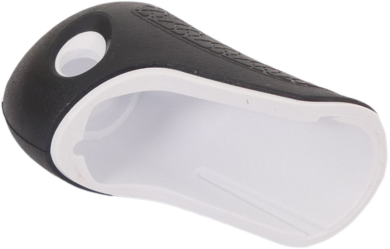 Handvat dop rechts Gazelle Basis 88 mm - zwart met witte bies