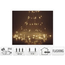 Cascadeverlichting met vuurvliegjeseffect - 100 led - warm wit