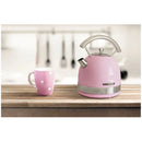 Schneider SCKE17P Retro Vintage Waterkoker 1.7L 2200W Roze