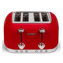 Schneider SCTO4R Broodrooster Rood/RVS