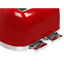 Schneider SCTO4R Broodrooster Rood/RVS