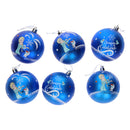 Kinder Kerstballen Frozen II Blauw, 6x8cm
