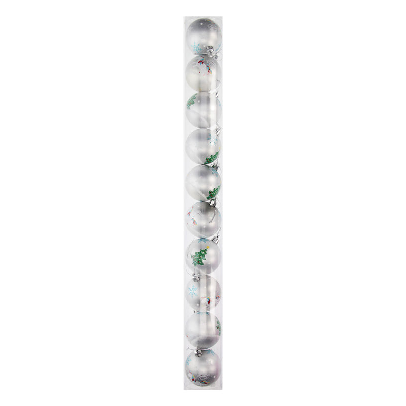 Kinder Kerstballen Eenhoorn, 10 stuks