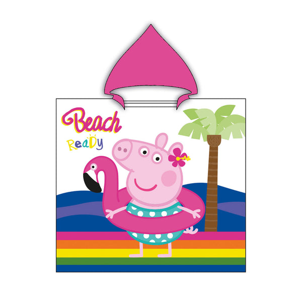 Handdoek Poncho Peppa Pig, 60x120cm