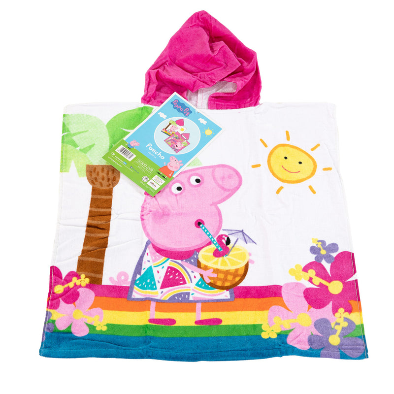 Handdoek Poncho Peppa Pig, 60x120cm