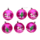 Kinder Kerstballen Eenhoorn, 6 stuks