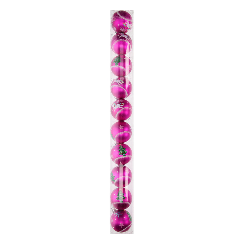 Kinder Kerstballen Eenhoorn, 10 stuks