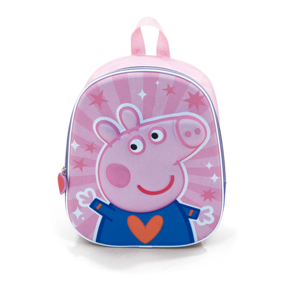 rugzak Peppa Pig meisjes 26 x 31 cm polyester roze