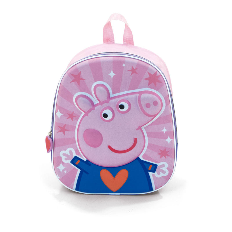 rugzak Peppa Pig meisjes 26 x 31 cm polyester roze