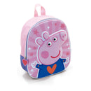 rugzak Peppa Pig meisjes 26 x 31 cm polyester roze