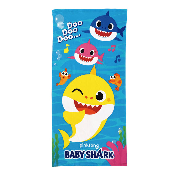 Badhanddoek Baby Shark, 70x140cm