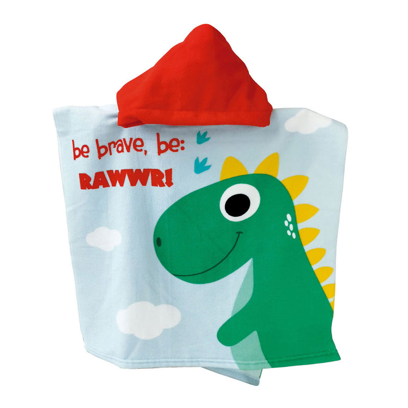 Handdoek Poncho Dino, 55x55cm