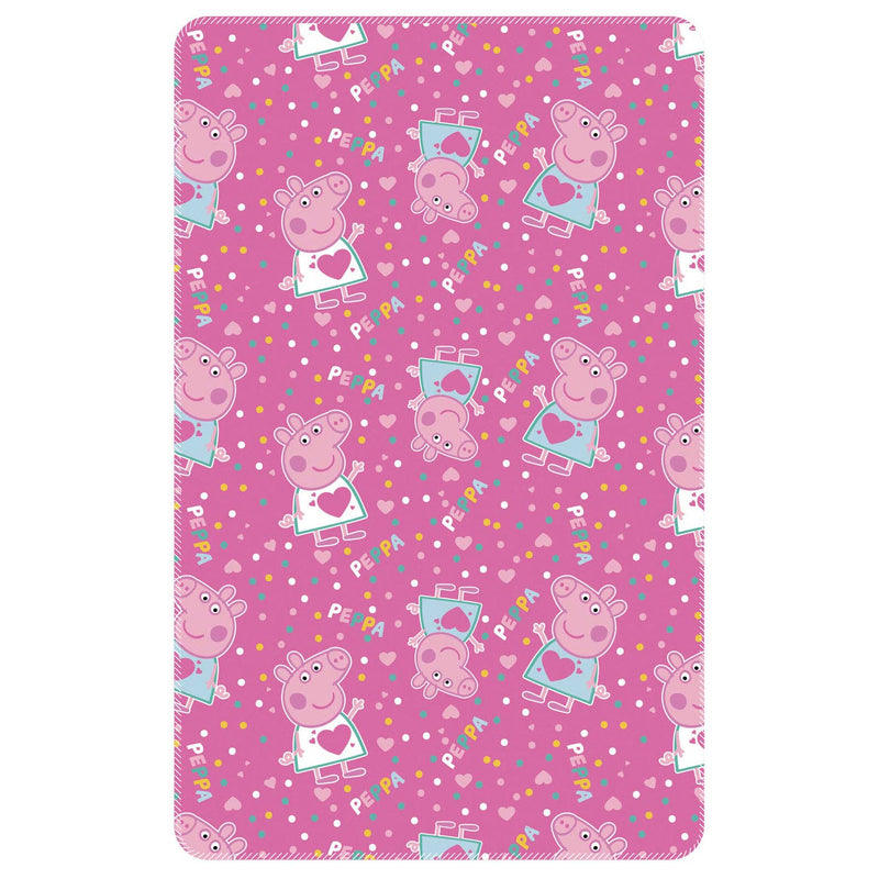 Fleece Deken Peppa Pig, 150x95cm