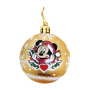 Kinder Kerstballen Minnie Mouse Goud, 10st.