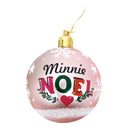 Kinder Kerstballen Minnie Mouse Roze, 6st.