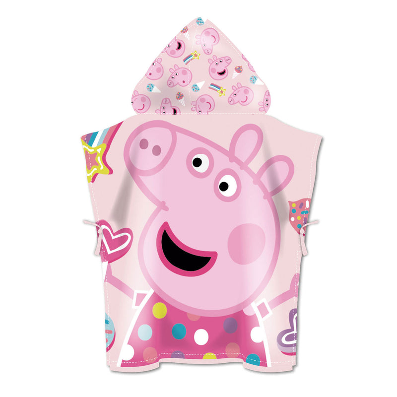 Handdoek Poncho Peppa Pig, 55x55cm