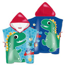 Handdoek Poncho Dino Dude, 55x55cm