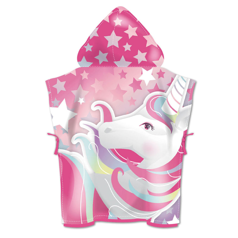 Handdoek Poncho Eenhoorn, 55x55cm