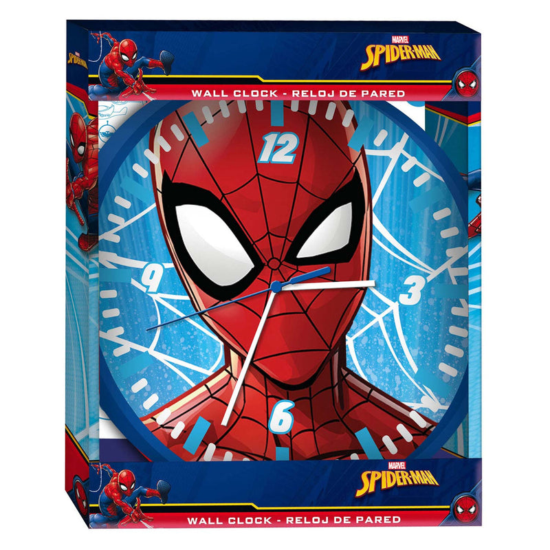 Wandklok Spiderman