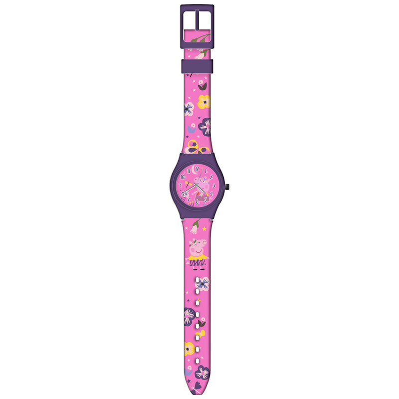 Horloge Peppa Pig in Metalen Box