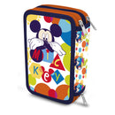 Mickey Mouse 3-vaks Gevulde Etui