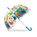Transparante Paraplu Dino Space