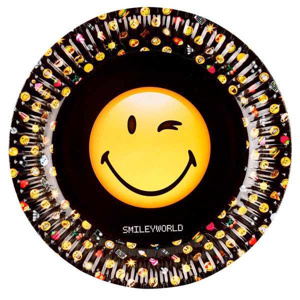 Smiley Emoticons Bordjes, 8st.