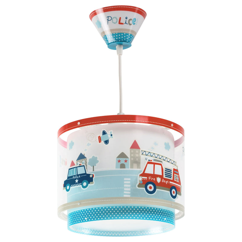 Dalber Hanglamp Politie Glow in the Dark, 26,5cm