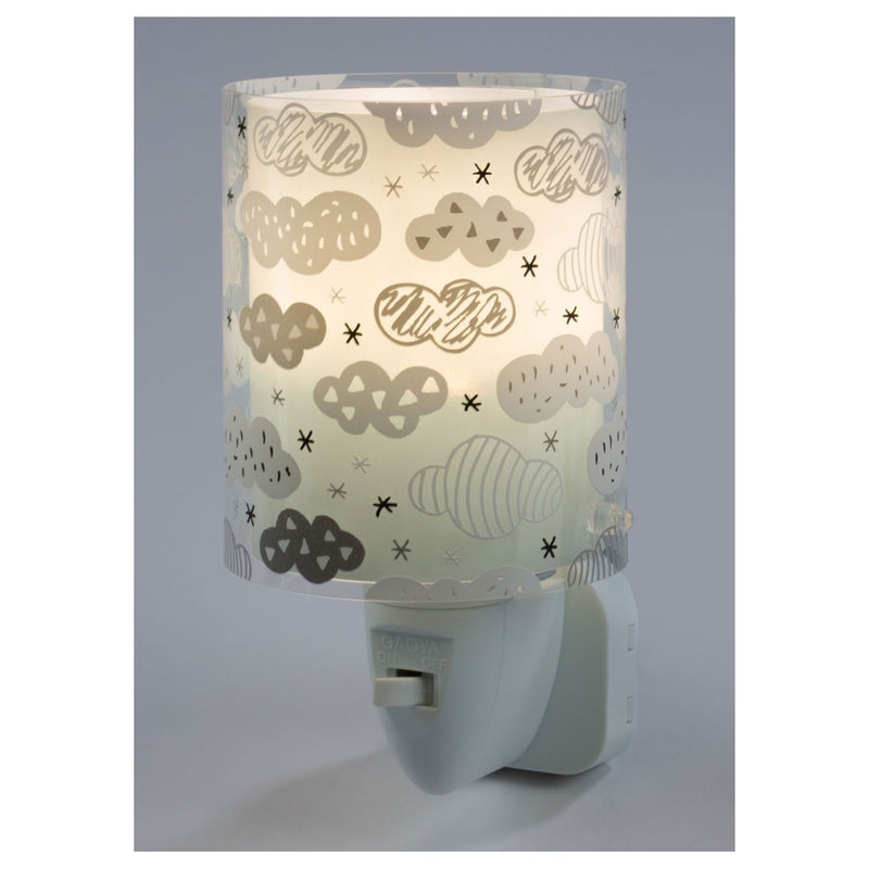 Dalber Nachtlamp LED Wolken Turqoise, 14cm