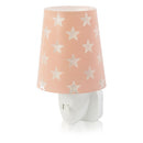 Dalber Nachtlamp LED Sterren Glow in the Dark Roze, 14cm