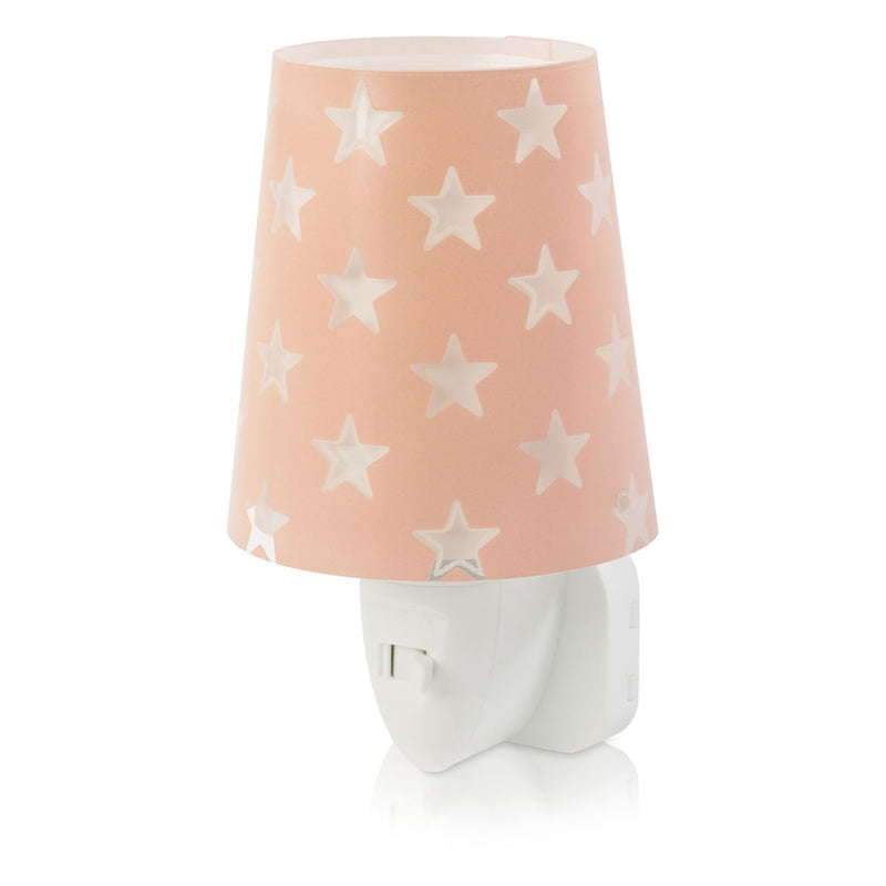 Dalber Nachtlamp LED Sterren Glow in the Dark Roze, 14cm