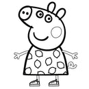 Kleurplaten met Stiften en Stickervel Peppa Pig