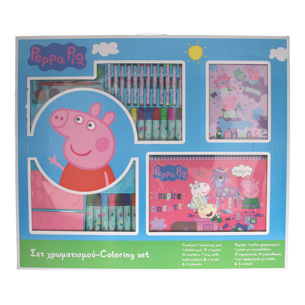 Kleurkoffer Peppa Pig