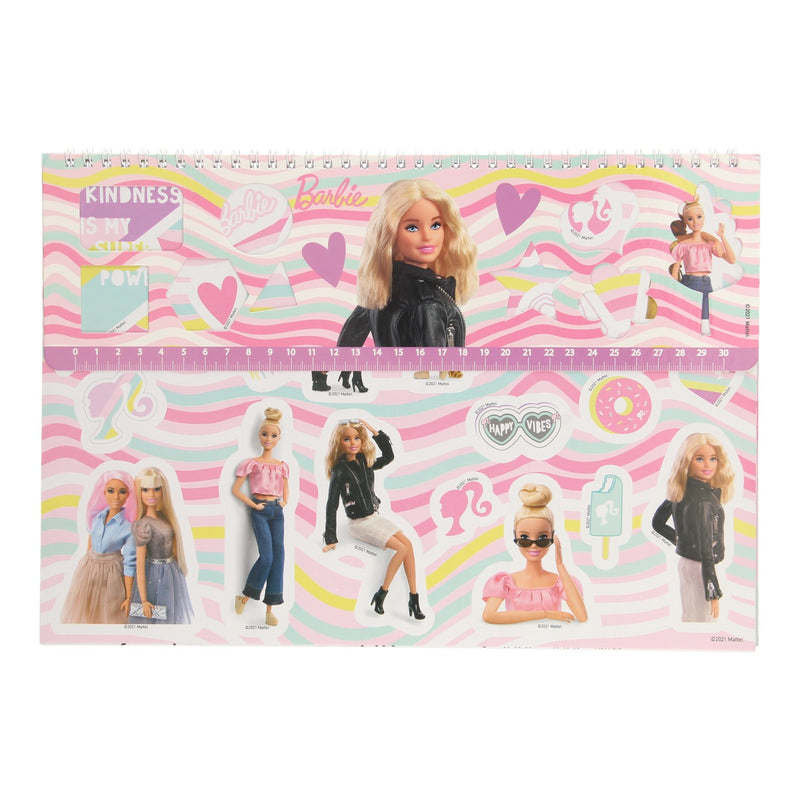 Schetsblok Barbie met Stickers