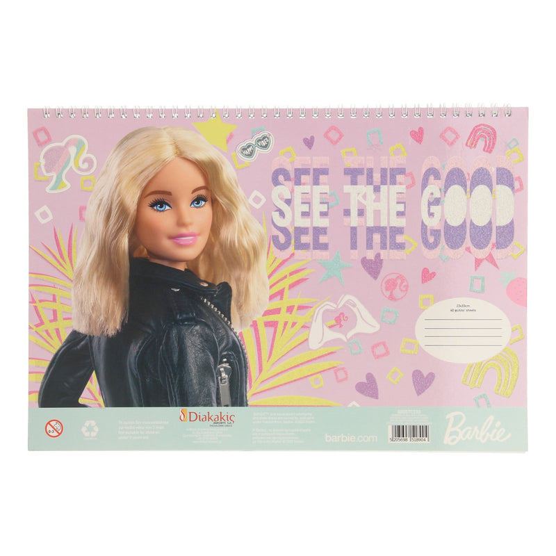 Schetsblok Barbie met Stickers