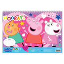 Peppa Pig Kleurplaten met Stencil en Stickervel