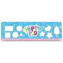 Peppa Pig Kleurplaten met Stencil en Stickervel