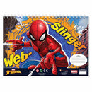 Spiderman Kleurplaten met Stencil en Stickervel