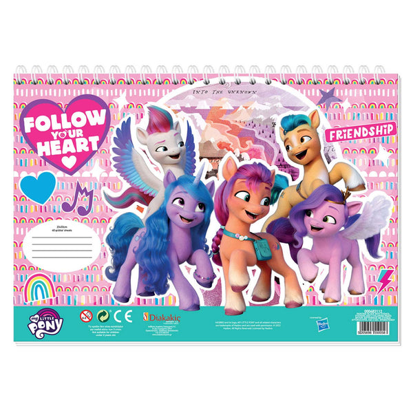 My Little Pony Kleurplaten met Stencil en Stickervel