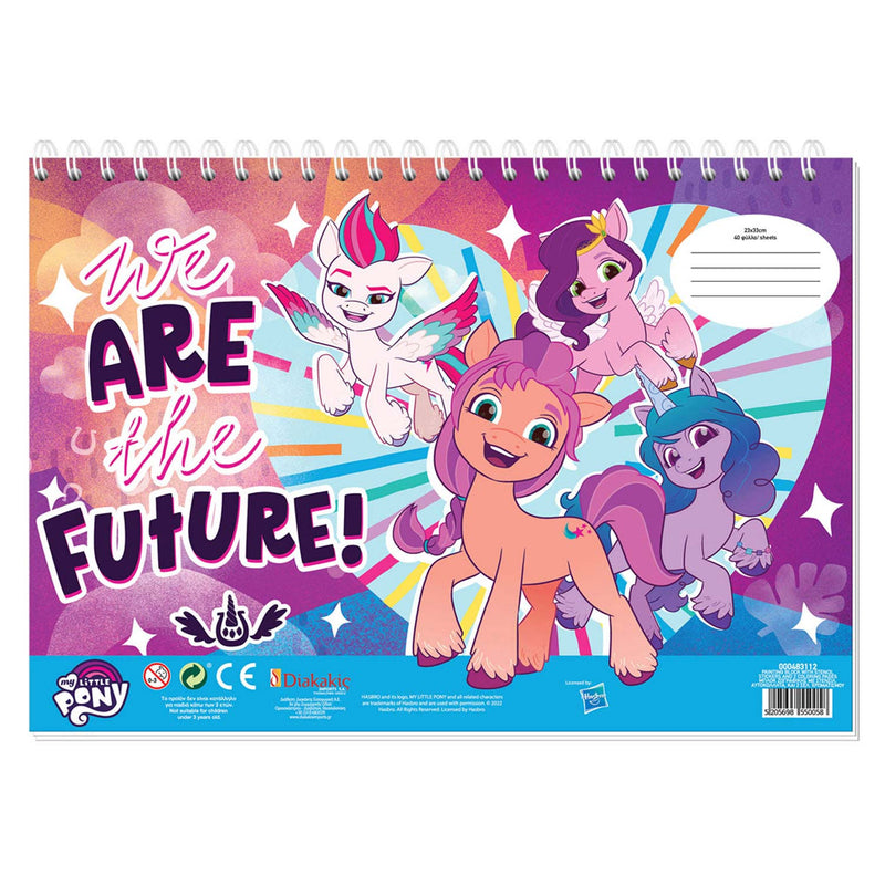 My Little Pony Kleurplaten met Stencil en Stickervel
