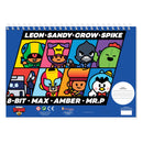 Brawl Stars Tekenblok met Kleurplaten, Stencil en Stickervel