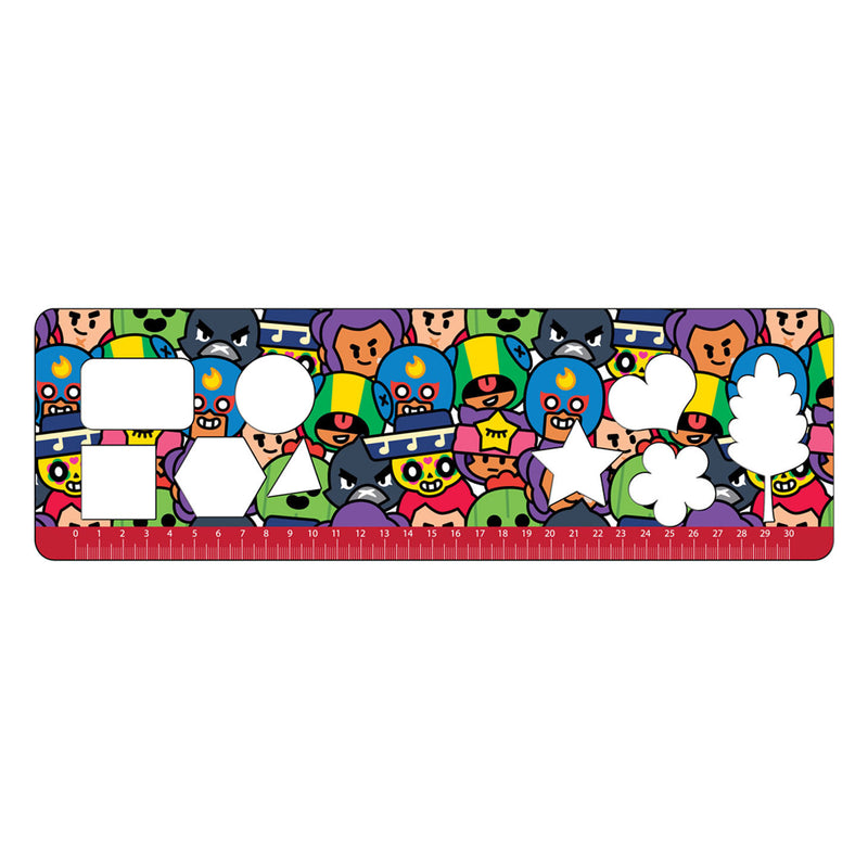Brawl Stars Tekenblok met Kleurplaten, Stencil en Stickervel