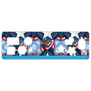 Captain America Kleurplaten met Stencil en Stickervel