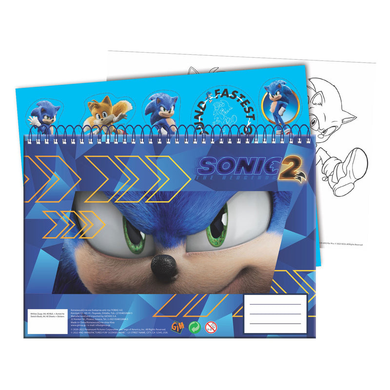 Schetsboek Sonic